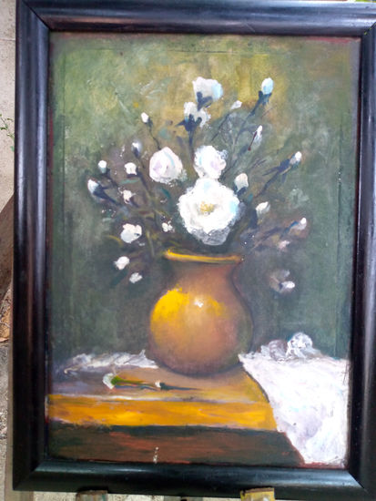 flores Oil Canvas Floral Painting
