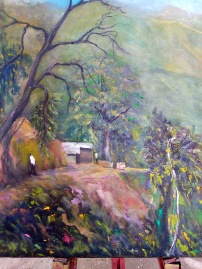 paisaje Óleo Lienzo Paisaje