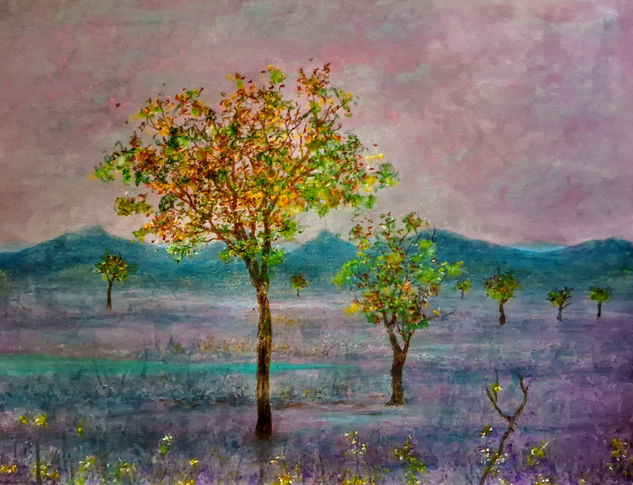 Dimensional Portal Pastel Papel Paisaje