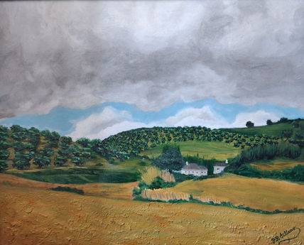 Tormenta en el olivar.