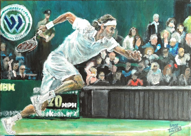 TENNIS LEGEND Acrylic Canvas Sports