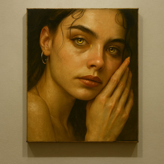 Ella Oil Canvas Figure Painting