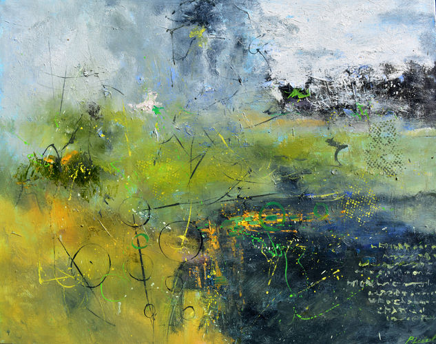 Green wall Oil Canvas Others