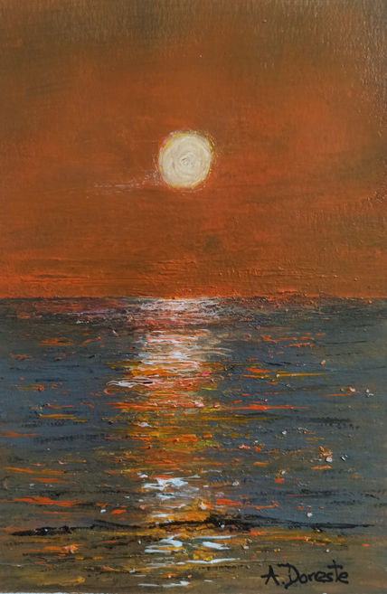 Atardecer sobre el...