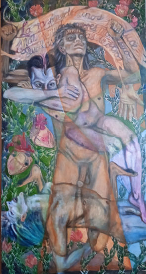 La razón sacrificial Óleo Lienzo Figura