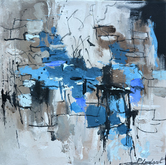 Blue stones secrets Oil Canvas Others