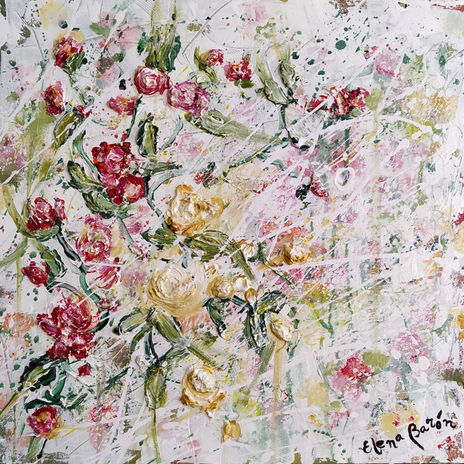 Flores en el aire