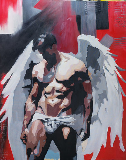 Serie desnudos angel Oil Canvas Nude Paintings