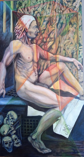 Rememorando MS Oil Canvas Figure Painting