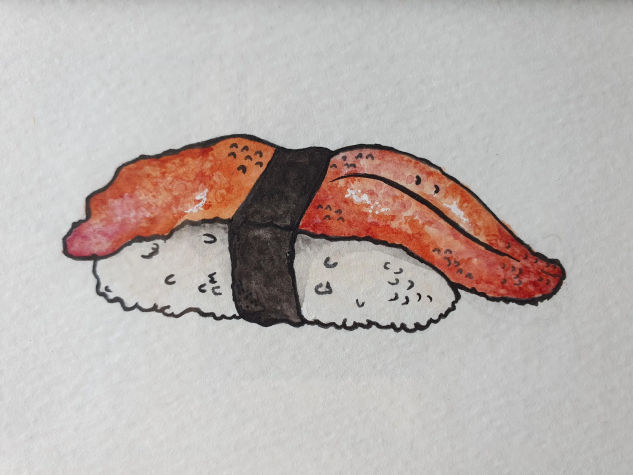 Sushi Lengua Lápiz