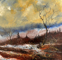 Moonshine in autumn