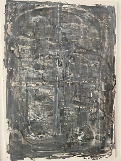 Mar de oscuridad Acrylic Canvas Others