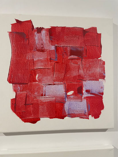 Mar rojo-magenta-morado Acrylic Canvas Others