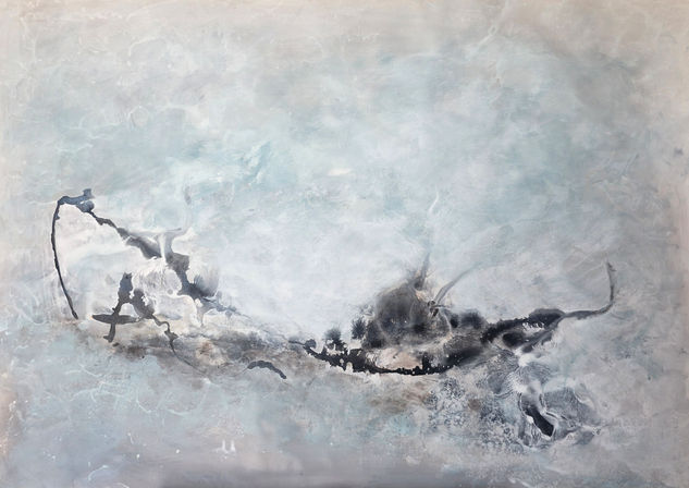 Just an emotion I Acrylic Paper Marine Painting
