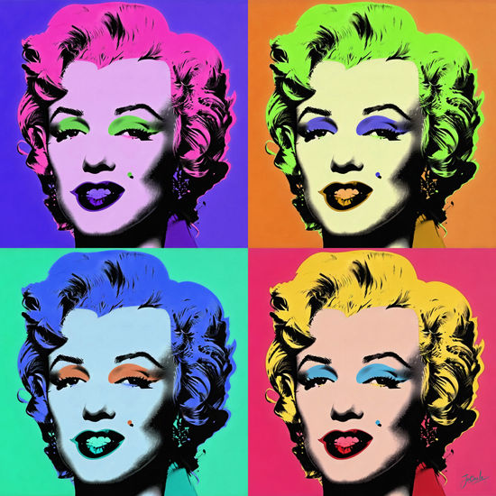Homenaje a Marilyn en Pop Art 