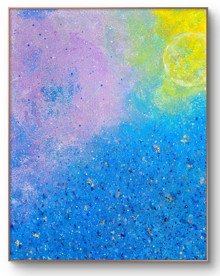 Lightly Stepped A Yellow Star Mixed media Canvas Others