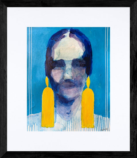 The BIJOUTERIE Series Media Mixta Papel Retrato