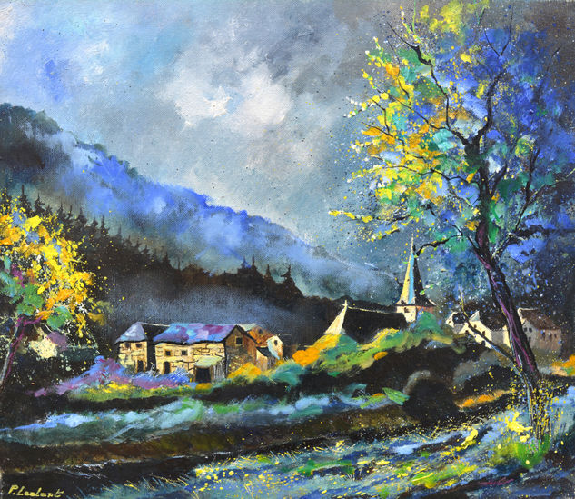Magic landscape in Bohan Oil Canvas Landscaping