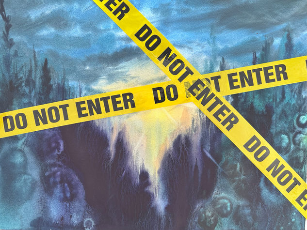 Do not enter Acuarela Papel Paisaje