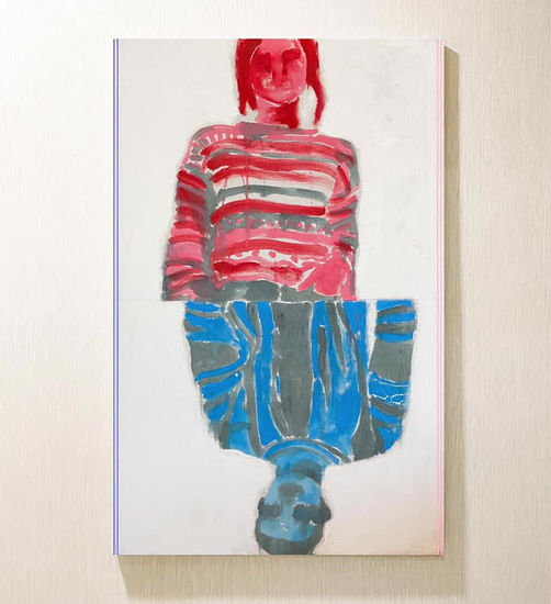 The Card Media Mixta Lienzo Figura