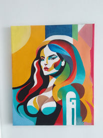 Mujer Pop Art
