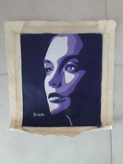 SOLD Acrílico Lienzo Retrato