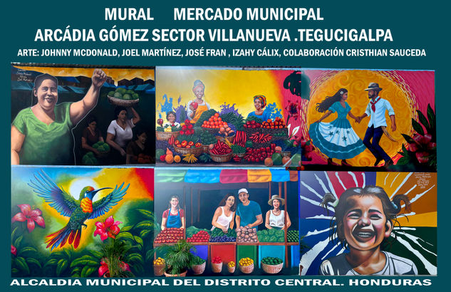 MURALISMO HONDURAS, TEGUCIGALPA.. pintor hondureño johnny mcdonald Acrílico Otros Figura