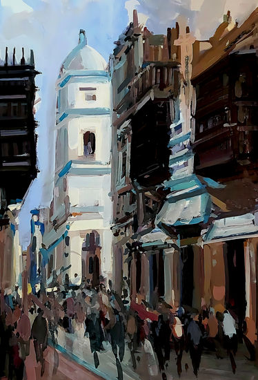 Lima 3 Oil Canvas Landscaping