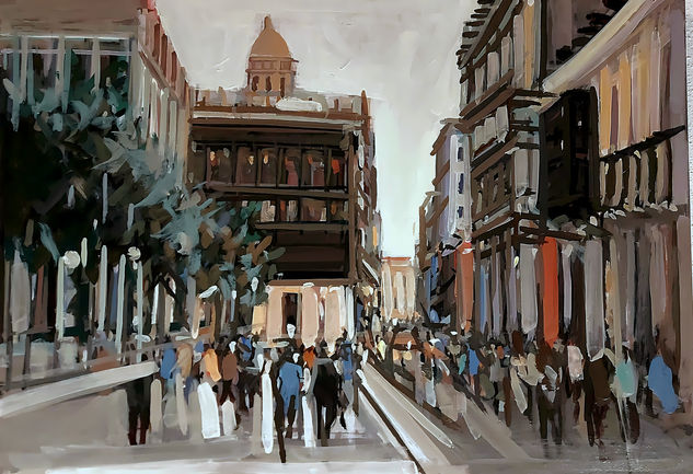 Lima Oil Canvas Landscaping
