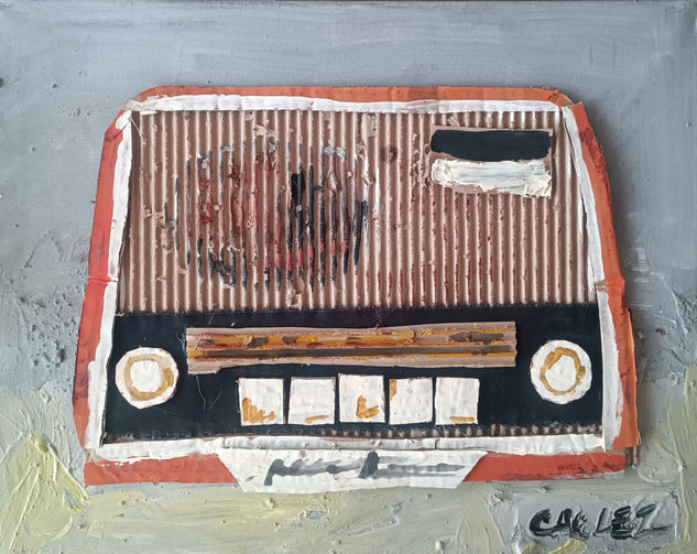 Radio Antiguo Mixed media Textile Others