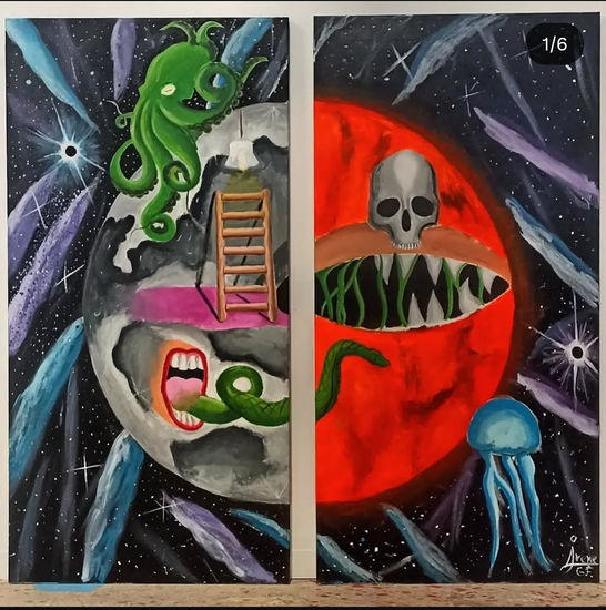 Mundo Acrylic Canvas Landscaping