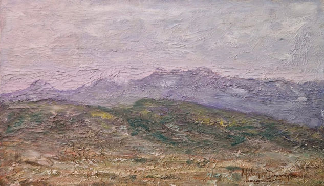 Sierra de Ávila Oil Canvas Landscaping