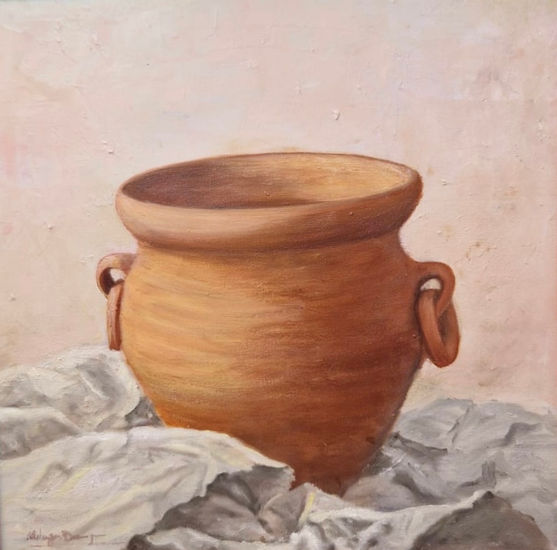 Vasija Óleo Lienzo Bodegones