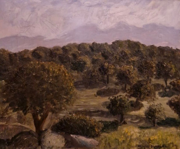 Encinas Oil Canvas Landscaping