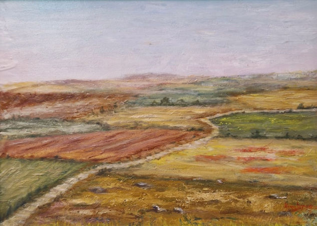 Llanura Óleo Lienzo Paisaje