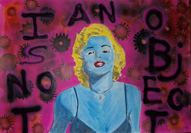 IIS NOT AN OBJECT Acrílico Papel Retrato