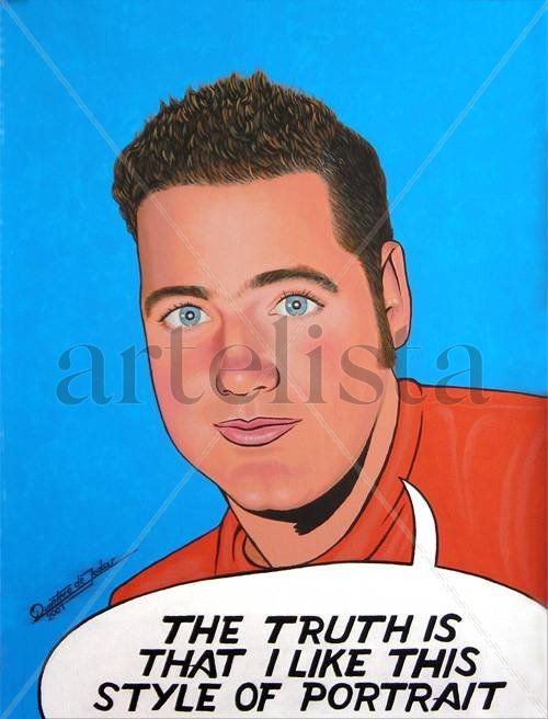 RETRATO POP-ART DE JESÚS GONZÁLEZ