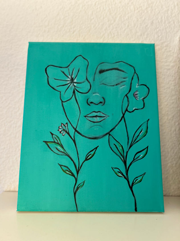 Entre flores y silencio