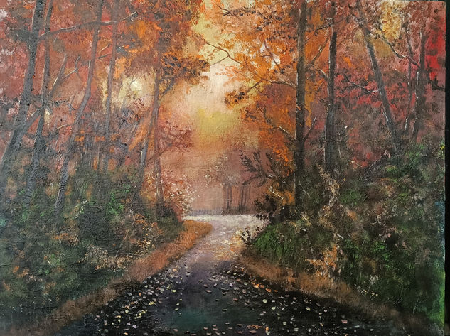 Paleta de Otoño Oil Canvas Landscaping