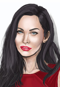 Megan Fox retrato