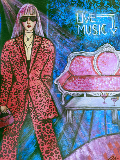 La chica de ayer Acrylic Canvas Figure Painting