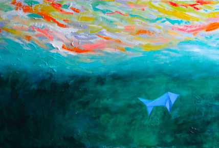 Origami en el mar