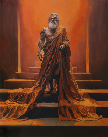 La tirania del alto trono Oil Canvas Figure Painting