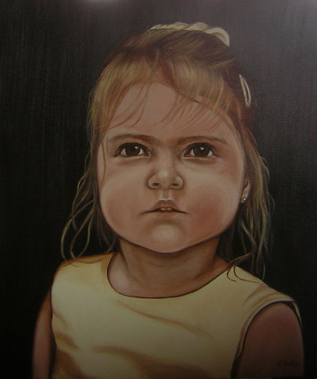 Xenia Oil Canvas Portrait