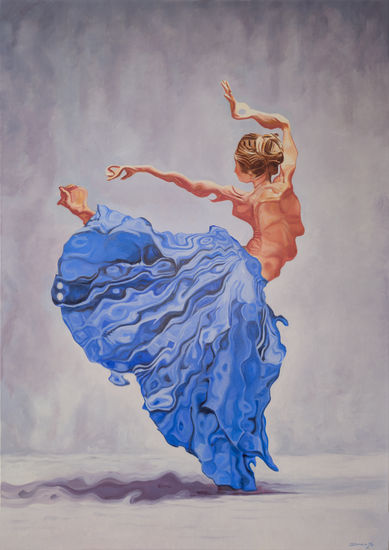 Ondina, mi hermosa náyade Oil Canvas Figure Painting