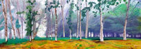 Bosque con niebla