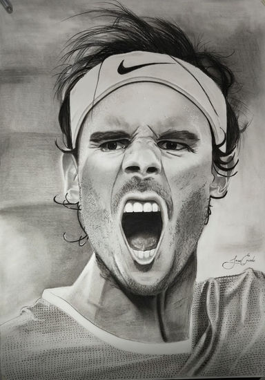 Rafa Nadal Charcoal