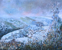 Snowy valley