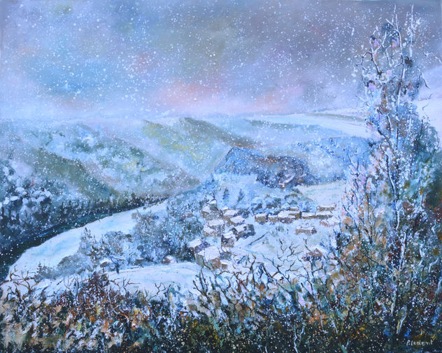 Snowy valley