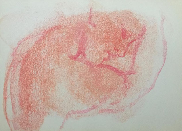 Perfil Pastel Paper Nude Paintings